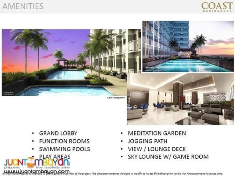 Smdc Coast Residences Lovely Fully-Furnished 1 Bedroom Condo With Pool Manila Esterno foto
